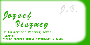 jozsef viszmeg business card